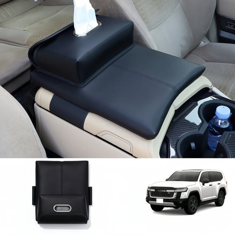 2022-2025 & 2026 TOYOTA Land Cruiser LC300 Armrest Box Cushion - Resilient Foam, Easy Install &  Clean - Image 1