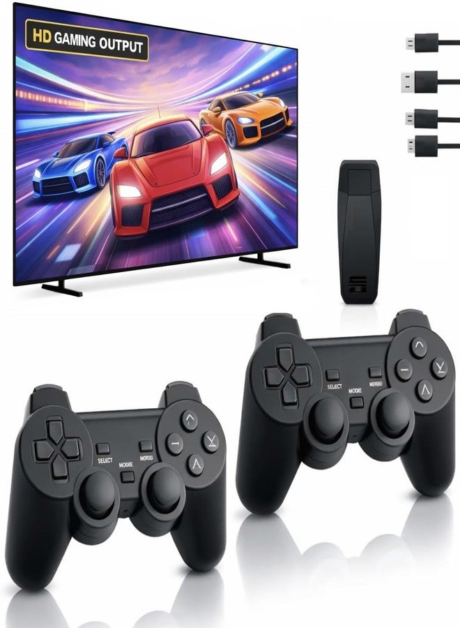 جهاز ألعاب تلفزيوني مطور لعام 2026 مع وحدتي تحكم لاسلكيتين | نظام ألعاب فيديو HDMI سهل الاستخدام، ترفيه عائلي للأطفال والكبار | تجربة ألعاب عالية الدقة للتلفزيون المنزلي (إصدار 2026 الجديد) - Image 1
