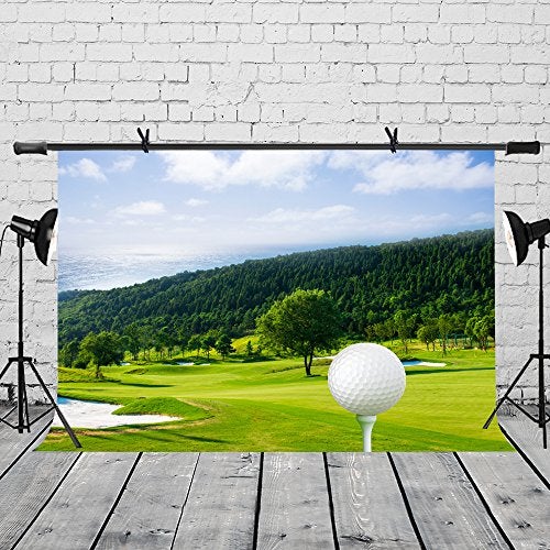 LYLYCTY 7X5ft Golf Sport Backdrop Lush Golf Course Sport Style Photography Backdrop Photo Studio Background Props LYK048 - Image 2