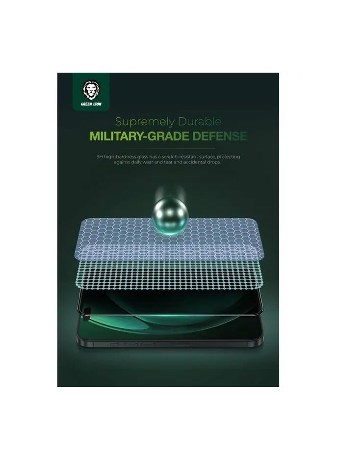 GREEN LION iPhone 16 Plus Screen Protector 3D Silicone Plus Advanced Privacy Edge Glass / Bubble Free / Anti Fingerprint / Grease Resistance / Anti Scratch / Ultra Hardness / Full Coverage / Blocked Side Viewing / Highly Responsive / Crystal Clear - Black - Image 5