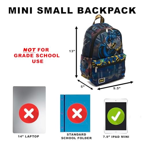 Wondapop Batman KaPow 13" Deluxe Nylon Mini Daypack - Image 2