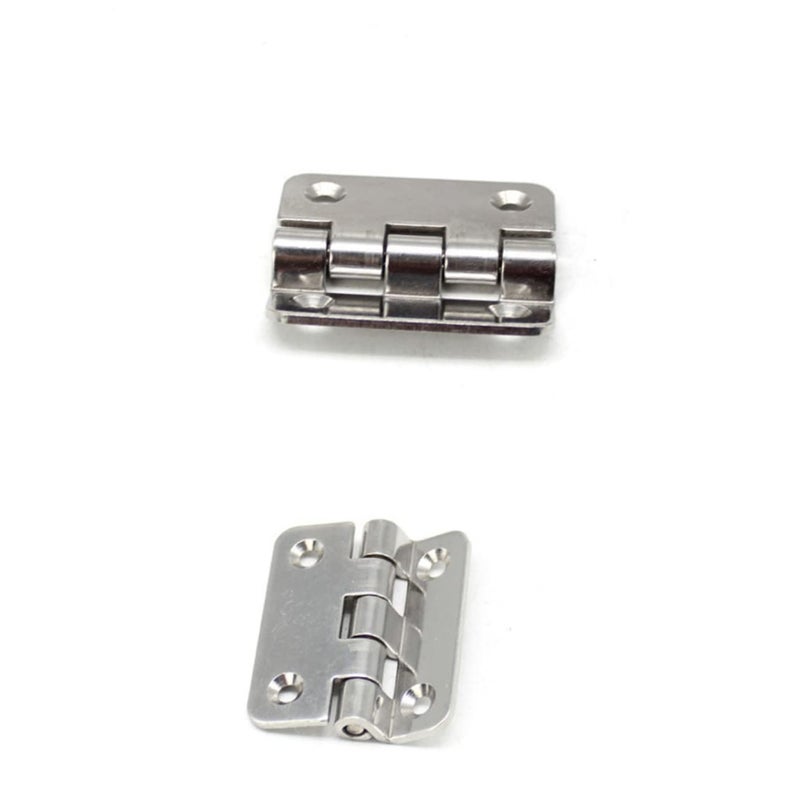 2 Pcs Thickened Square Iron Door Hinges Mute Noise Reducing Cabinet Door Design - Image 5