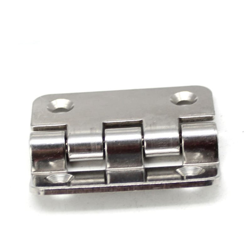 2 Pcs Thickened Square Iron Door Hinges Mute Noise Reducing Cabinet Door Design - Image 2