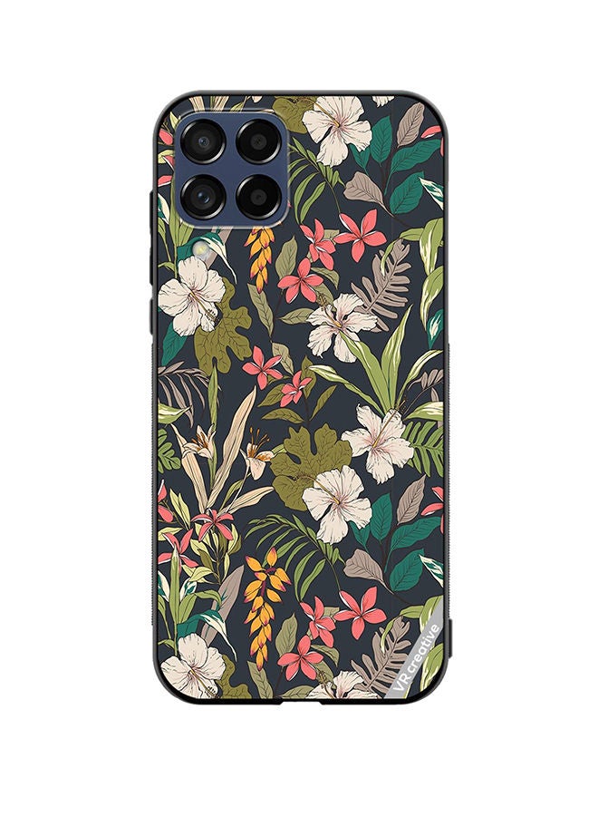 VR CREATIVE Protective Case Cover For Samsung Galaxy M33 Flower Design Multicolour - Image 1