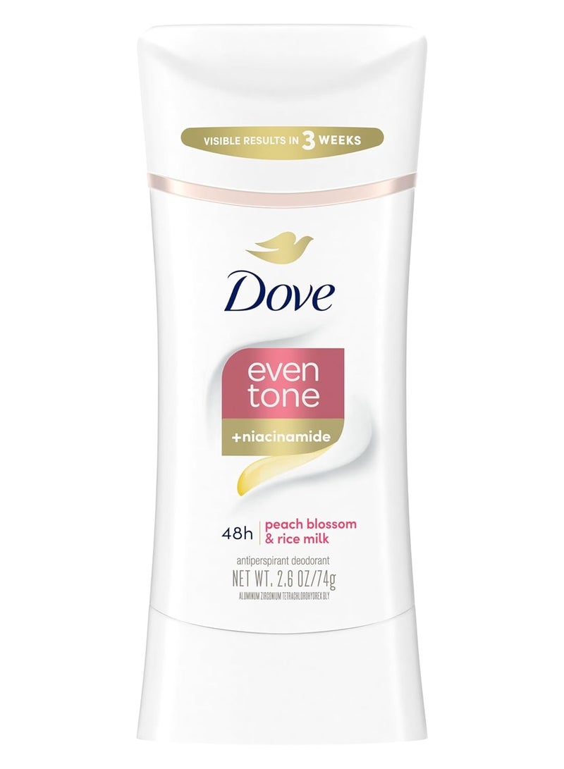Dove مزيل العرق Even Tone للبشرة غير المتساوية، مزيل العرق Blossom المجدد للنساء ذوات الإبطين الداكنين، 2.6 أونصة - Image 3
