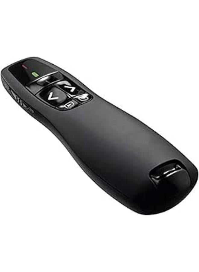2.4Ghz USB Wireless Presenter Red Laser Pointer PPT Remote Control for Powerpoint Presentation-Black