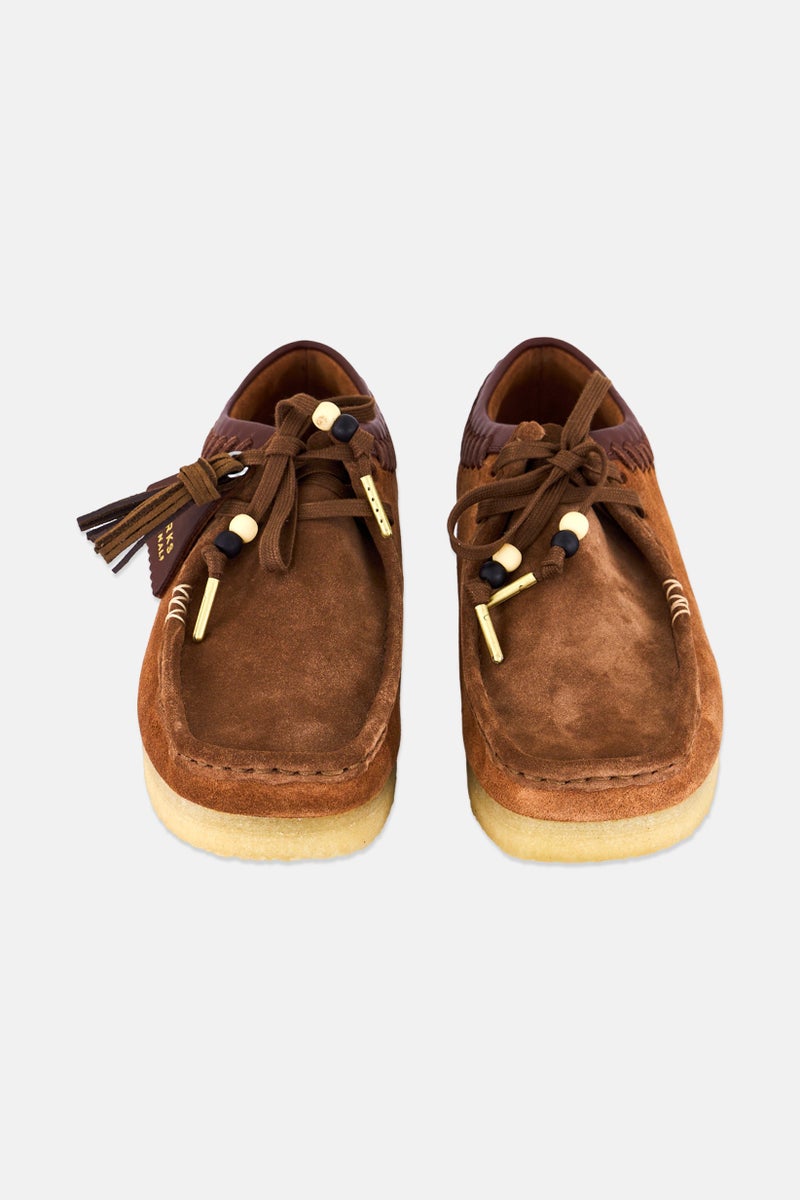 clarks Men Wallabee Standard Fit Slip On Casual Shoes, Dark Tan  - Image 4