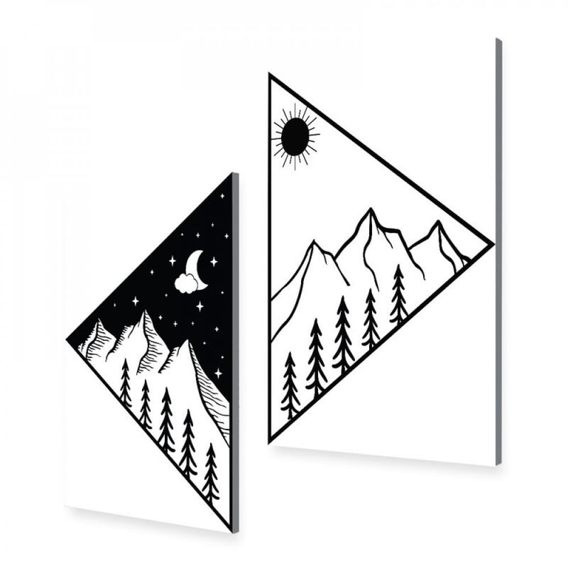 Marktna Modern double canvas painting - Image 2