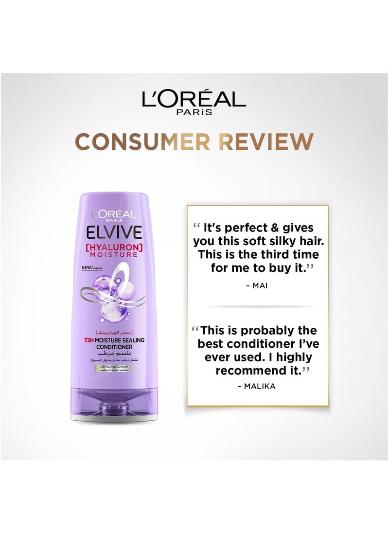 L'OREAL PARIS - Elvive Hyaluron Moisture 72H Moisture Sealing Conditioner 360ml - Image 1