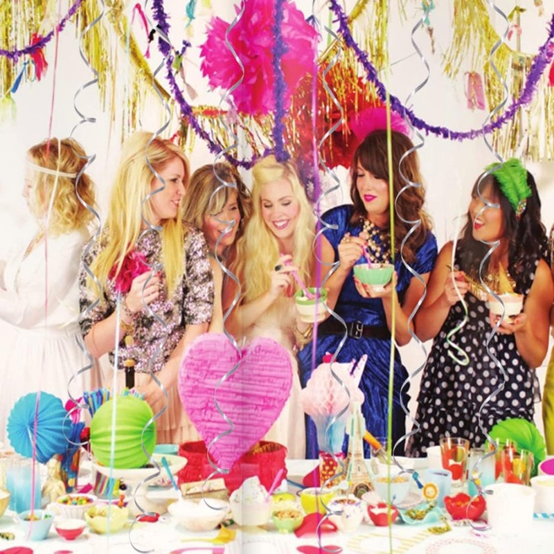 TONIFUL 500 Yards Curling Ribbon-Balloon Ribbon-Balloon String for Art&Craft Decor,Gift Wrapping,Ribbons and Bows for Christmas New Year Birthday Gifts (Silver) - Image 4