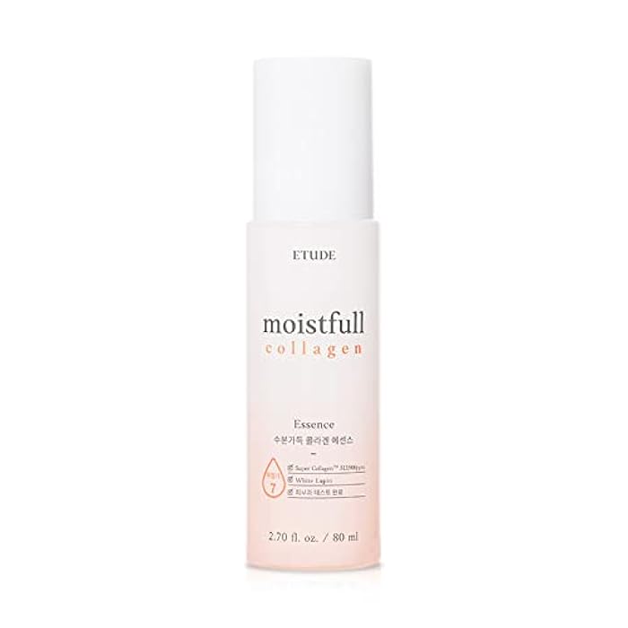 ETUDE Moistfull Collagen Essence, Serum for Face, Moisturizer, Super Collagen Water, Sensitive Skin, Moisturizing Essence, Long-Lasting Formula, Korean Skin Care, Beauty (2.70 Fl Oz) - Image 1