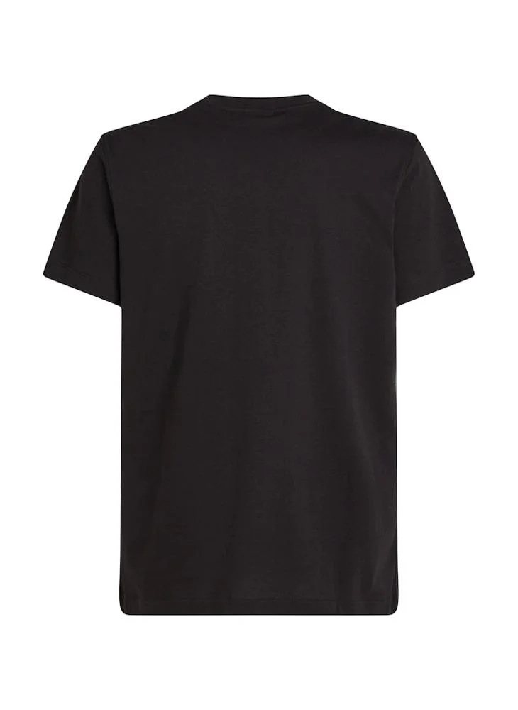 كالفن كلاين جينز Logo Print Crew Neck T-Shirt