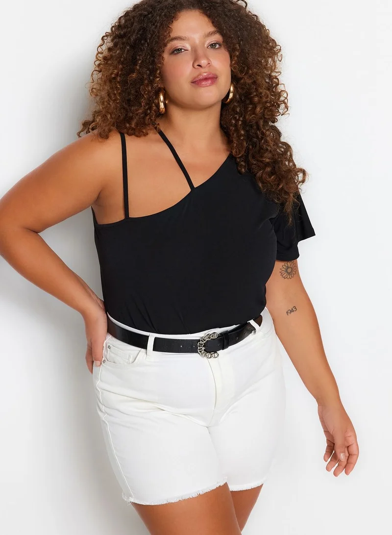 ترينديول كيرف One Shoulder Knitted Top