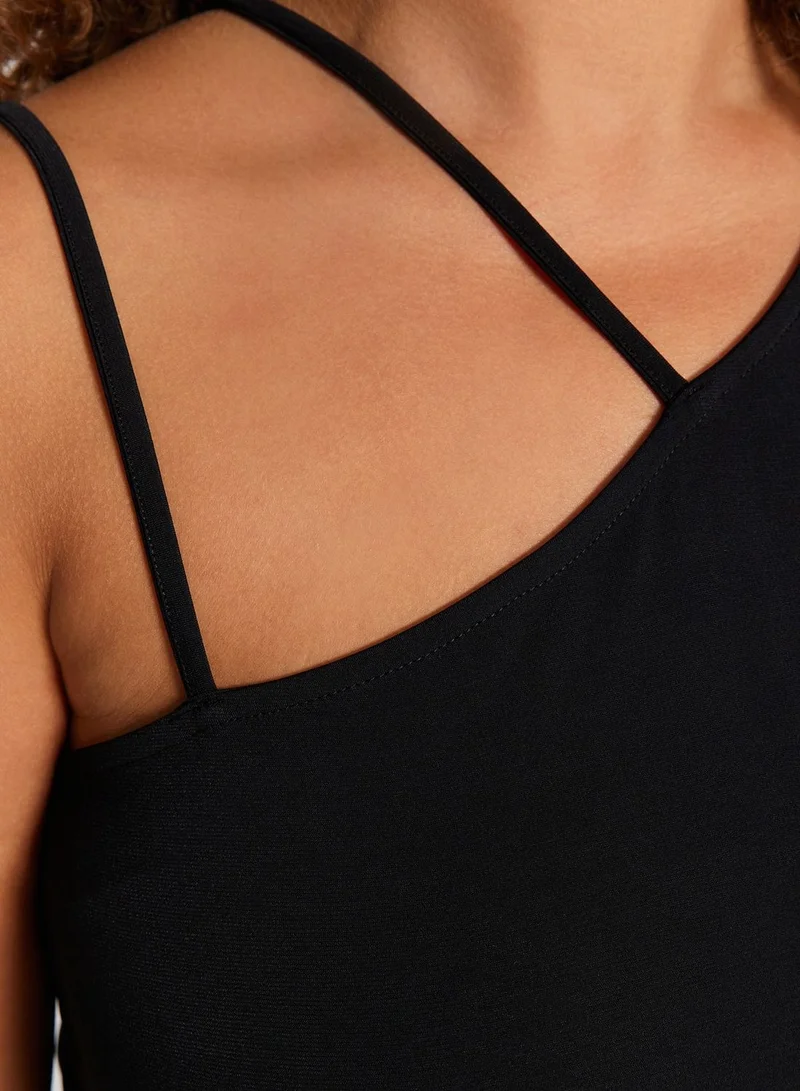 ترينديول كيرف One Shoulder Knitted Top