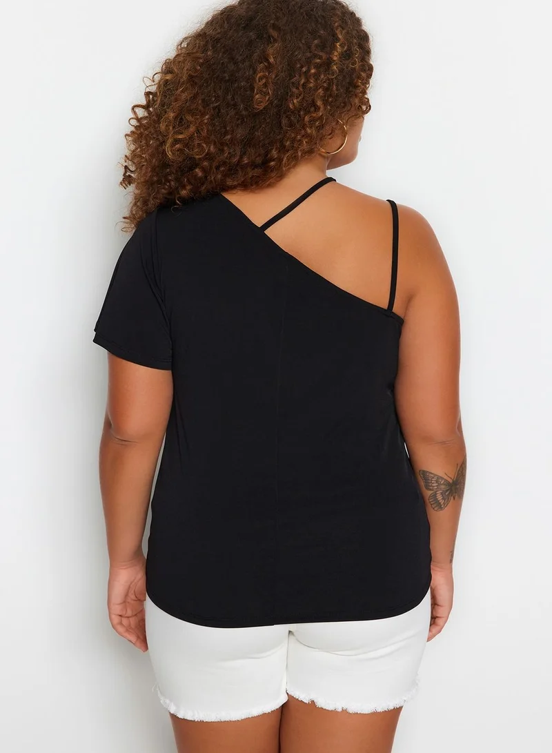ترينديول كيرف One Shoulder Knitted Top