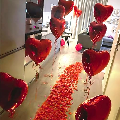SpecialYou.in Special You Valentine Decoration Items, Romantic Decoration for Bedroom, Love Balloons for Decoration, Room Items for Bedroom, Valentine's Day Decor, Home Entrance Decor - Image 4