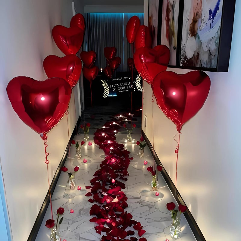 SpecialYou.in Special You Valentine Decoration Items, Romantic Decoration for Bedroom, Love Balloons for Decoration, Room Items for Bedroom, Valentine's Day Decor, Home Entrance Decor - Image 2