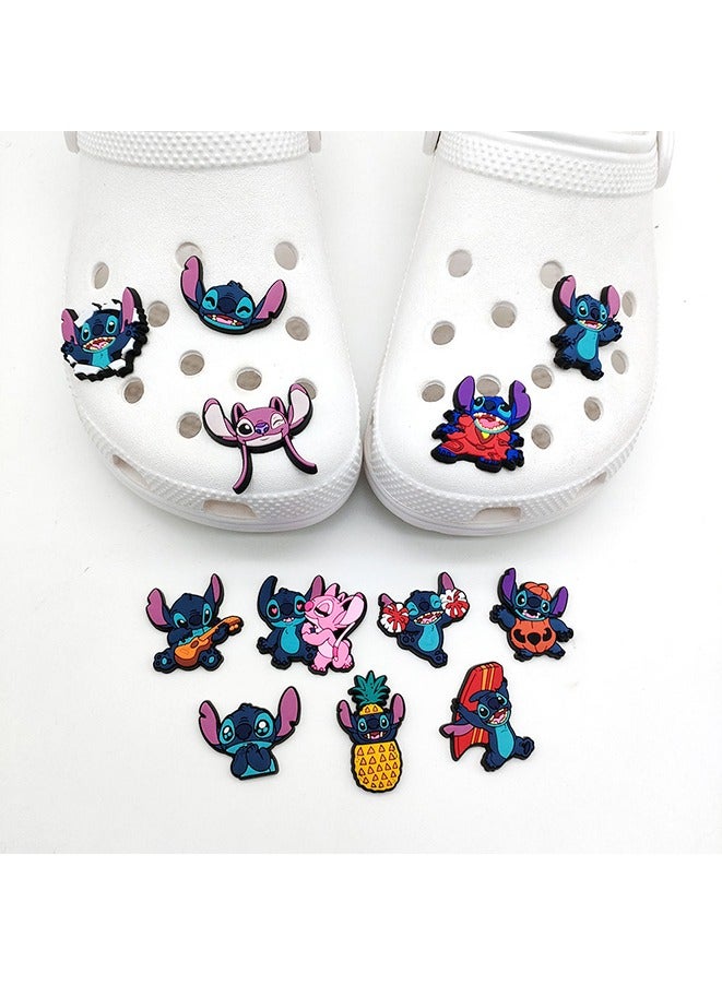 20PCS Crocs Shoe Decoration Charms, Stitch Series Charms Shoes Charm for Crocs Hole Hole Shoe for Kids Boys Girls Men Women Party Supplies  - Image 5