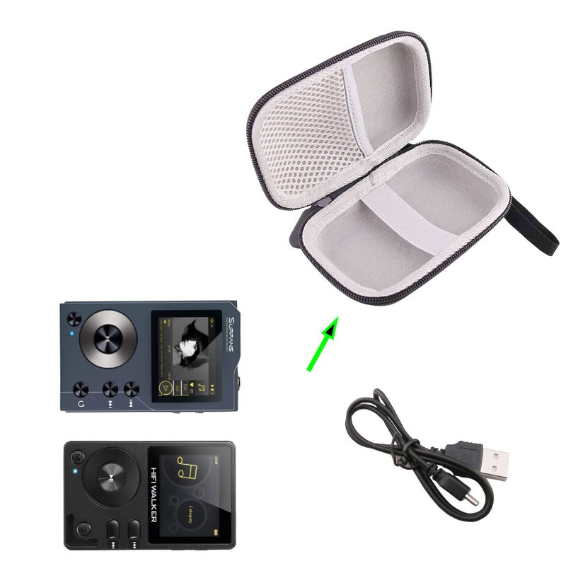 WERJIA حافظة ويرجيا الصلبة متوافقة مع مشغل MP3 Surfans F20 HiFi / HIFI WALKER H2 (الحافظة فقط) - Image 3