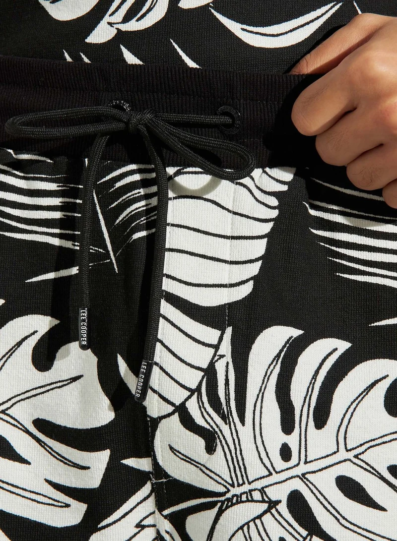 Lee Cooper Printed Drawstring Shorts