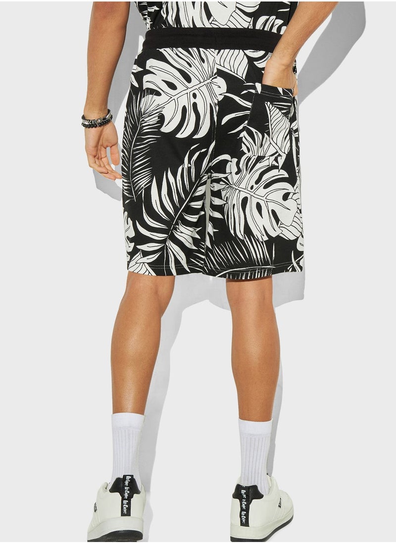 Lee Cooper Printed Drawstring Shorts  - Image 2