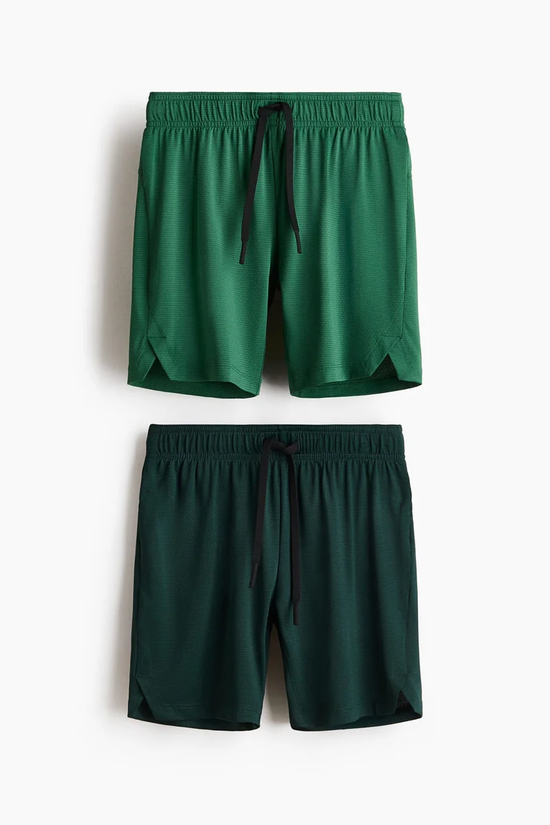 H&M 2-pack sports shorts with DryMove™