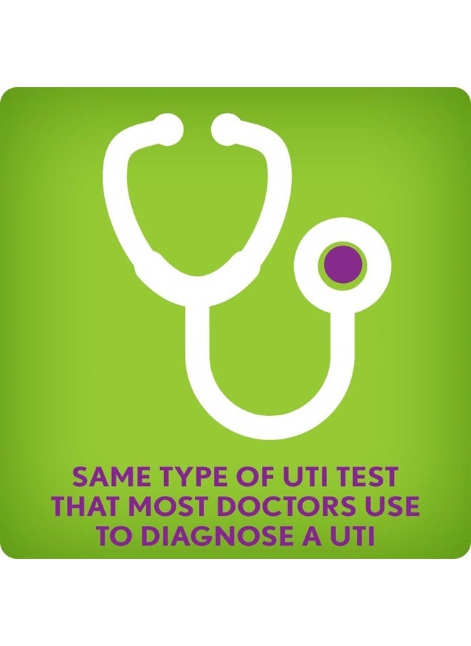 AZO - Urinary Tract Infection (UTI) Test Strips, Accurate Results in 2 Minutes, Clinically Tested, Easy to Read Results, Clean Grip Handle, #1 Most Trusted Brand, 3 Count - Image 1