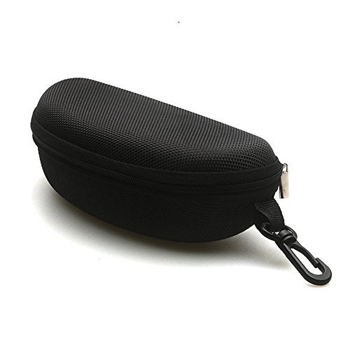 Laofiney Sunglasses Case and Large Waterproof Eyeglasses Case Hard EVA zipper for Men & Women or Children with Cleaning Cloth - Image 1