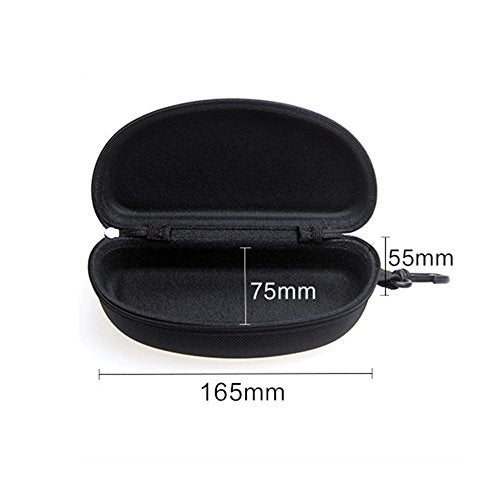 Laofiney Sunglasses Case and Large Waterproof Eyeglasses Case Hard EVA zipper for Men & Women or Children with Cleaning Cloth - Image 5