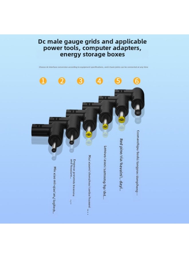 رأس تحويل شحن الكمبيوتر المحمول من النوع C أنثى إلى رأس تيار مستمر PD9V/12V/15V/20V من النوع C إلى تيار مستمر 5521-اللون: C الأم إلى 4017 (12 فولت) - Image 4