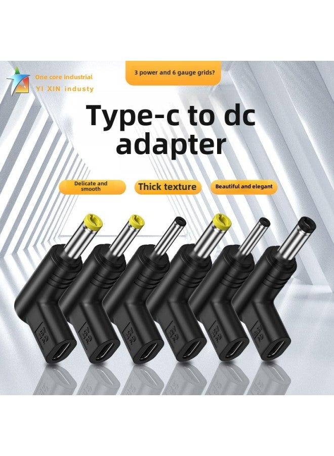رأس تحويل شحن الكمبيوتر المحمول من النوع C أنثى إلى رأس تيار مستمر PD9V/12V/15V/20V من النوع C إلى تيار مستمر 5521-اللون: C الأم إلى 4017 (12 فولت) - Image 5