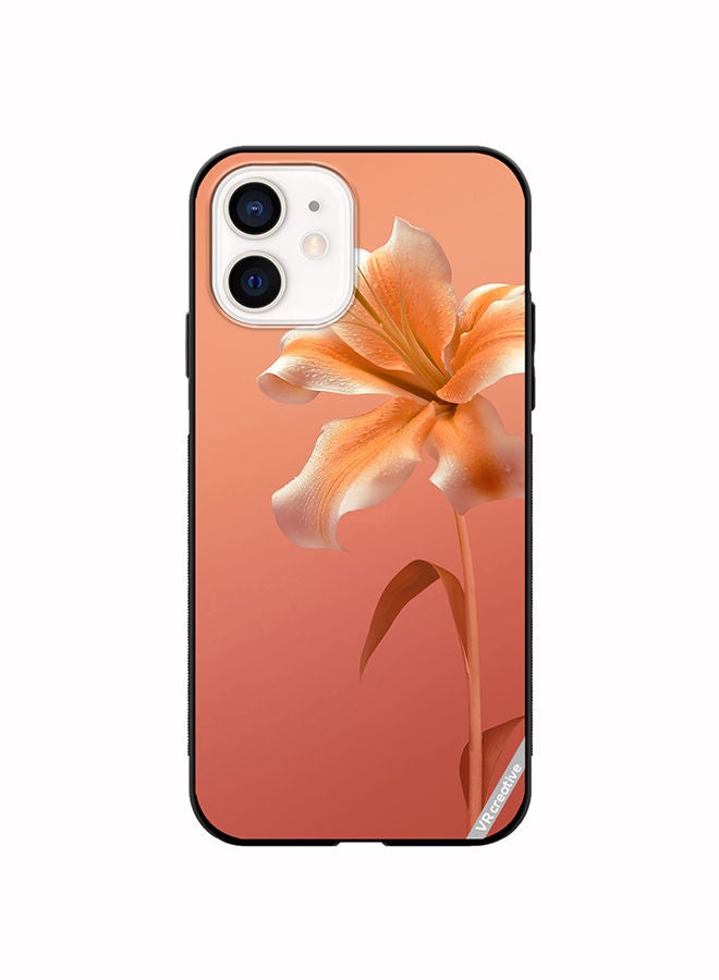 VR CREATIVE Protective Case Cover For Apple iPhone 12 mini Flower Design Multicolour - Image 1