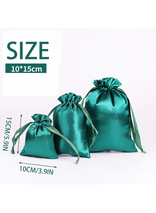 14pcs Black Satin Drawstring Gift Bags 15cm 5 9in For Jewelry And Special Occasions - Image 5
