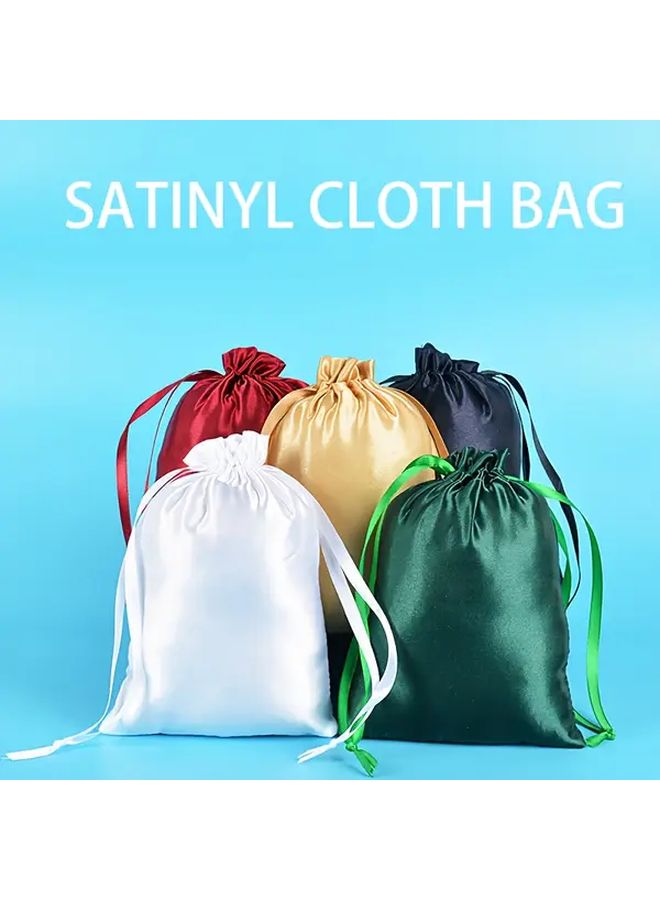 14pcs Black Satin Drawstring Gift Bags 15cm 5 9in For Jewelry And Special Occasions - Image 1