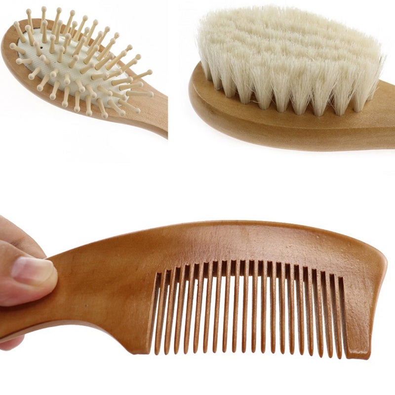 1 Set of Kids Bathing Supple Wool Shower for Kids Portable Comb - Image 2