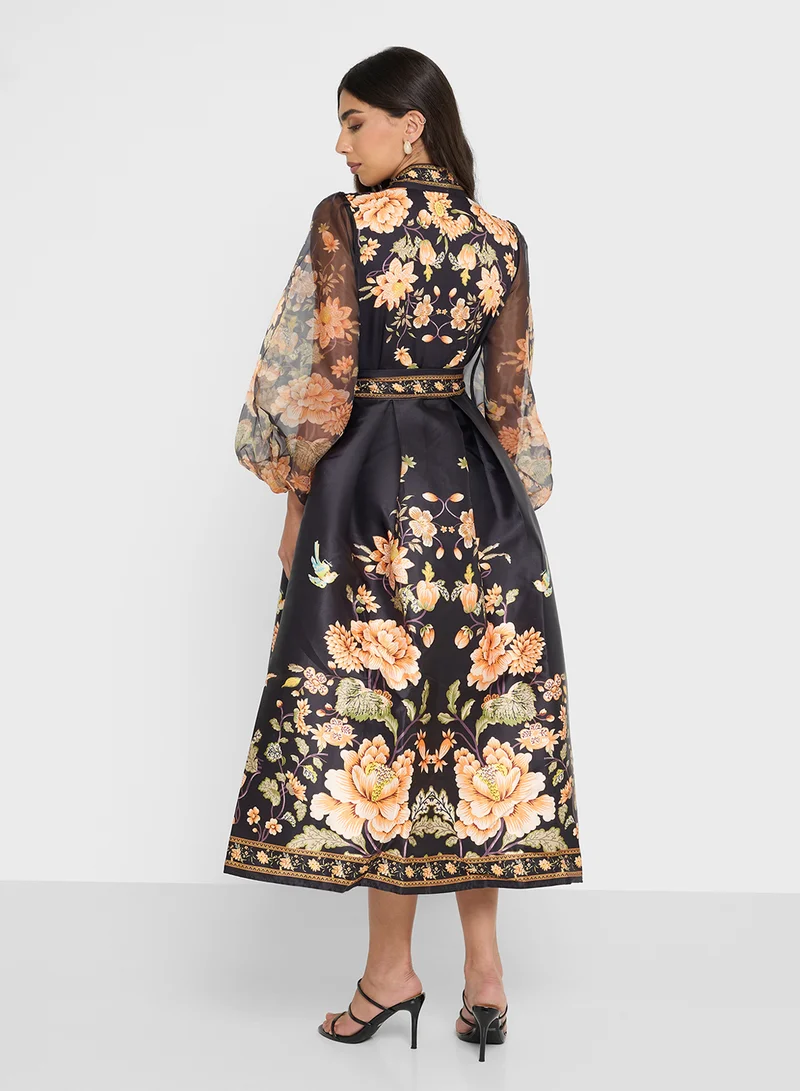ELLA Floral Print Dress