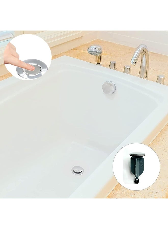 Biella Adjustable Pop-Up Sink Plug - Grey - Image 4