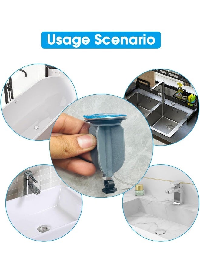 Biella Adjustable Pop-Up Sink Plug - Grey - Image 5