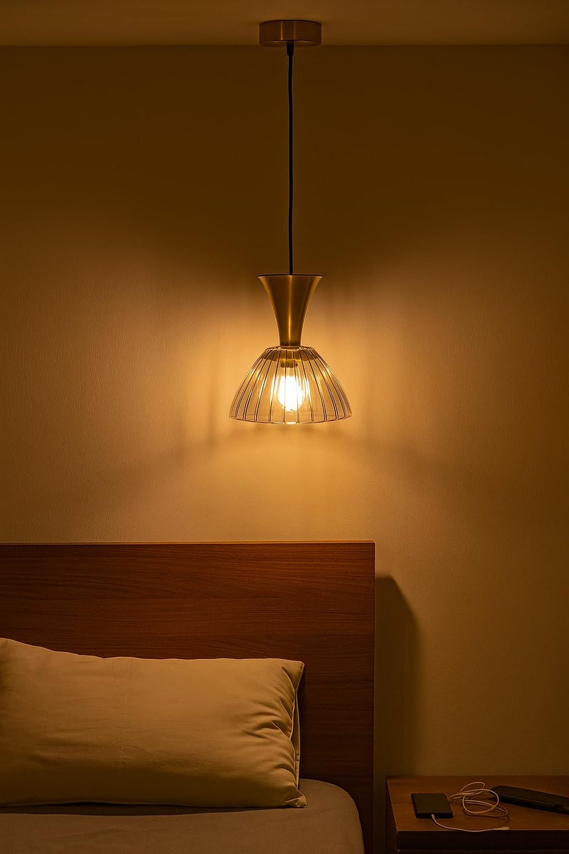 FILLISKA® Luxurious Hanging/Pendant Light. Warmwhite Light (Acrylic RoseGold-553) - Image 5