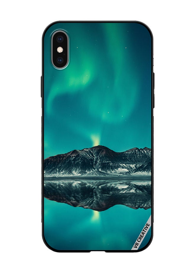 VR CREATIVE Protective Case Cover For Apple iPhone XS Max Aurora Design Multicolour - Image 1