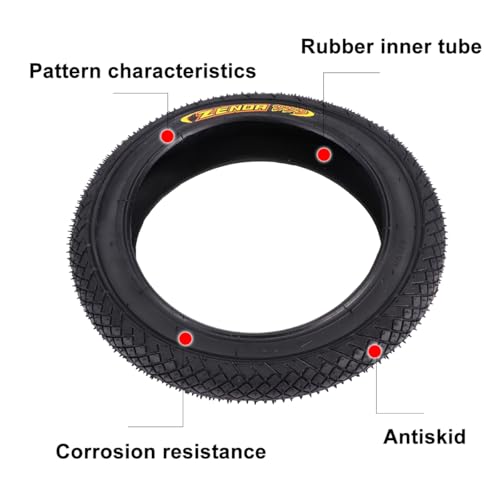 BESPORTBLE 12inch Kids Bike Replacement Tires: Anti-Skid Rubber Outer Tire for Safe Riding on Pavement, Dirt, and Gravel - Image 4
