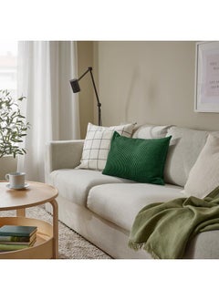 بيوينتي Cushion cover, dark green, 40x58 cm  - Image 4