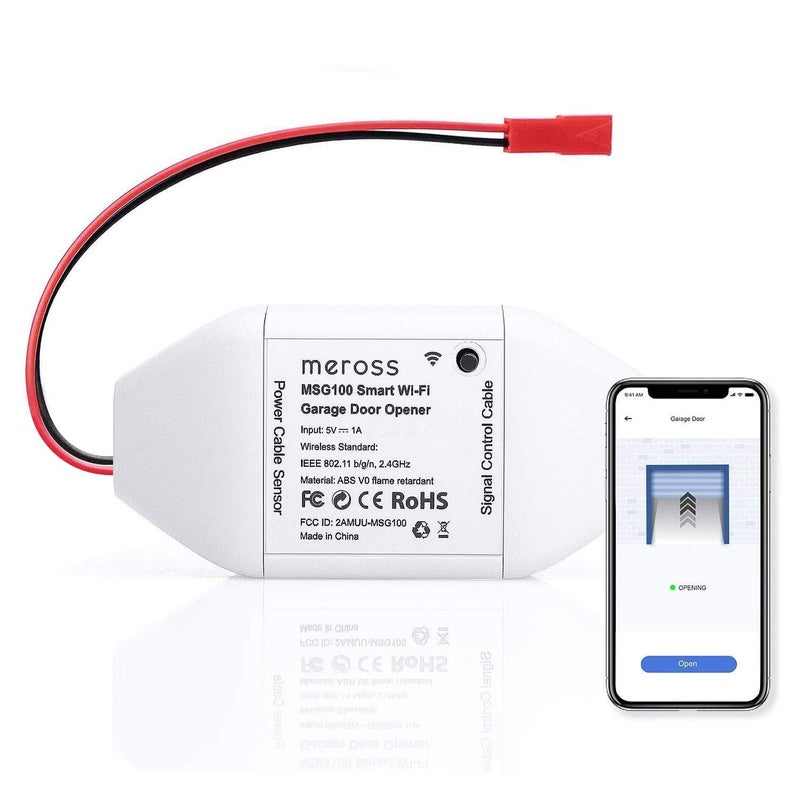 ميروس جهاز التحكم عن بعد لفتح باب المرآب الذكي واي فاي يعمل مع مساعد جوجل أليكسا وSmartThings لا حاجة إلى محور - Image 1
