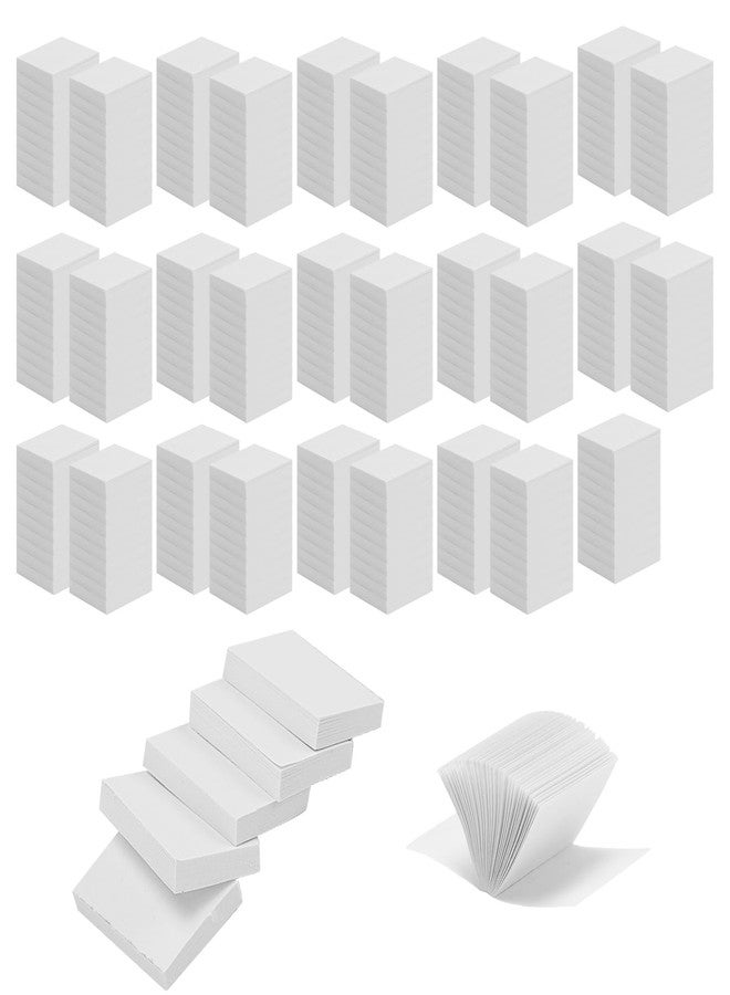 JAPCHET 300 PCS Miniature Blank Books, 1:12 Scale White Mini Books for Model Decoration, DIY Crafting - Image 1