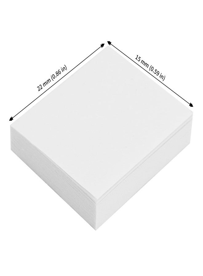 JAPCHET 300 PCS Miniature Blank Books, 1:12 Scale White Mini Books for Model Decoration, DIY Crafting - Image 2