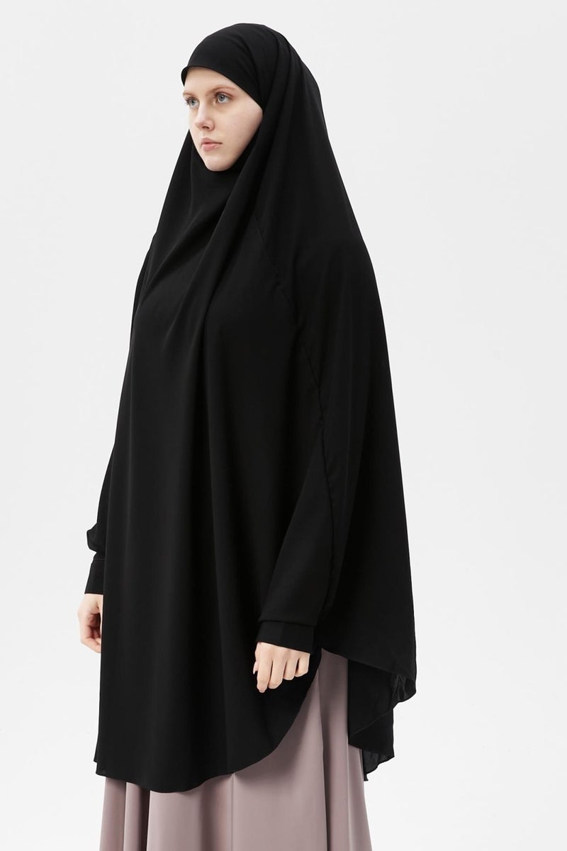 Altobeh Women's Hijab Medina Silk Sheet Top with Veil Soufflé Hijab - Image 2