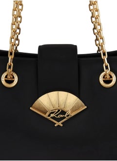 Karl Lagerfeld Paris Karl Lagerfeld Paris Signature Fan leather tote bag  - Image 5