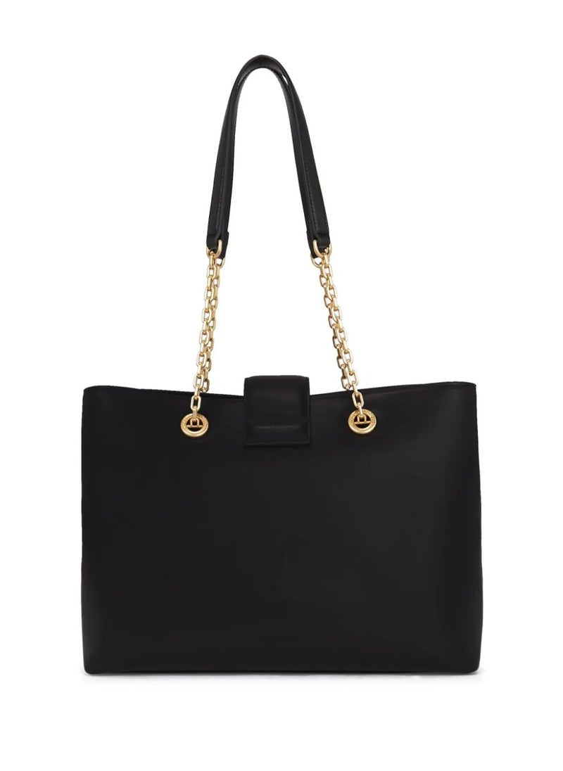 Karl Lagerfeld Paris - Karl Lagerfeld Paris Signature Fan leather tote bag - Image 1