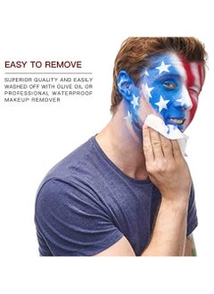 Generic 20 Colors Body Face Paint Cosplay Makeup Palette Kit, Professional Face Painting Kit for Kids & Adults, Red Black White Special Effects Paints Palette for Halloween with 10 Brushes  - Image 4