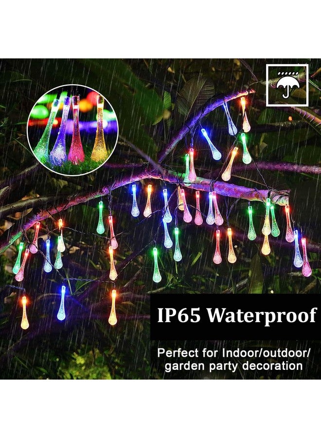 fizzytech أضواء خيط Waterdrop من Fizzytech لتزيين المنزل، أضواء ديوالي للحفلات، أعياد الميلاد، ديوالي، عيد الميلاد، نافراتري، هدية عيد الحب، أضواء تزيين المنزل (3 متر 15 LED، متعددة الألوان) - Image 2
